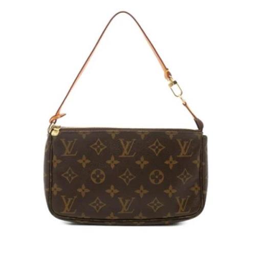 Louis Vuitton Vintage Pre-owned Canvas kuvertvskor Brown, Dam