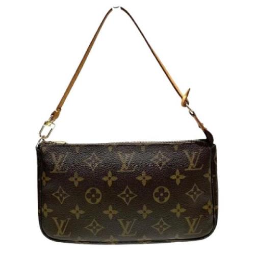 Louis Vuitton Vintage Pre-owned Tyg louis-vuitton-vskor Brown, Dam