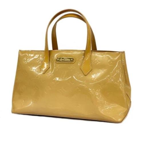 Louis Vuitton Vintage Pre-owned Tyg louis-vuitton-vskor Yellow, Dam