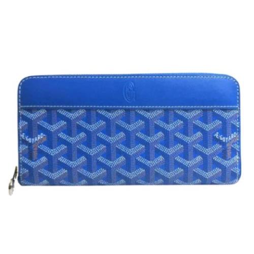 Goyard Vintage Pre-owned Laeder plnbcker Blue, Dam