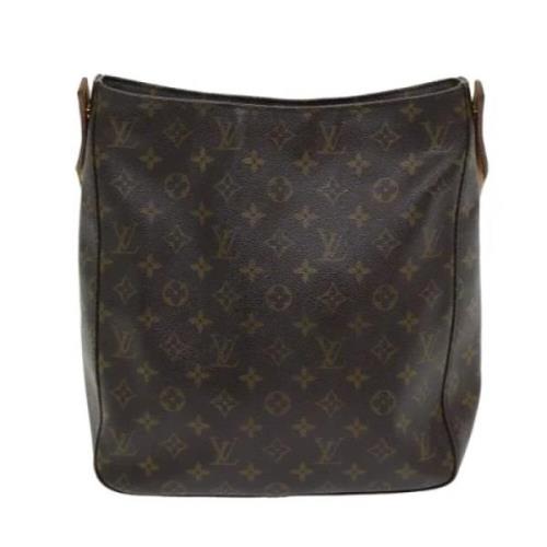 Louis Vuitton Vintage Pre-owned Canvas handvskor Brown, Dam