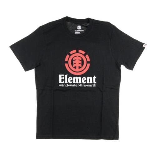 Element Svart Vertikal Herr T-shirt Black, Herr