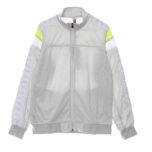 Kappa Slim Herr Track Jacket Grå Lime Gray, Herr