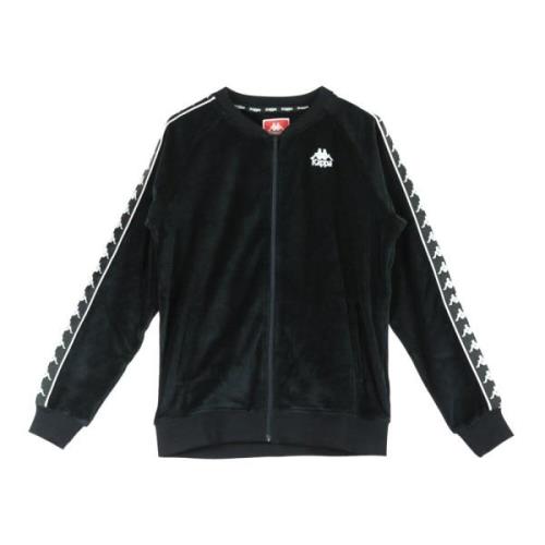 Kappa Stilig herr track jacket i svart/vitt Black, Herr