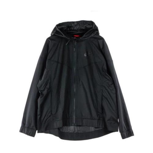 Nike Svart Windbreaker Jacka för Kvinnor Black, Dam