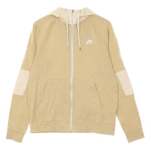 Nike Modern Lättvikts Dragkedja Hoodie Sweatshirt Beige, Herr