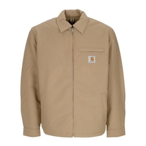 Carhartt Wip Vändbar Vattentät Läderjacka Svart Brown, Herr