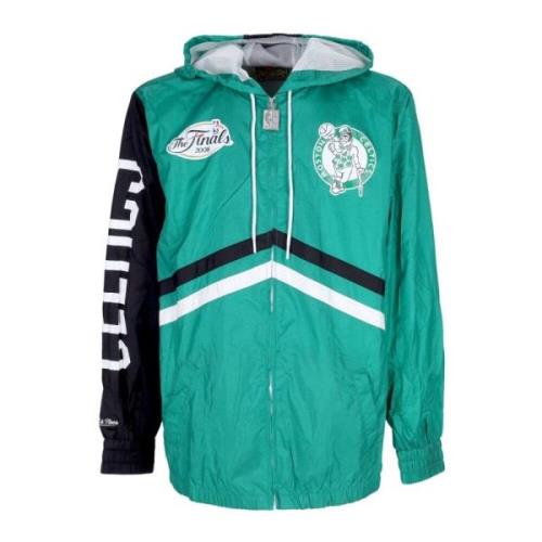 Mitchell & Ness Boston Celtics Windbreaker NBA Full Zip Green, Herr