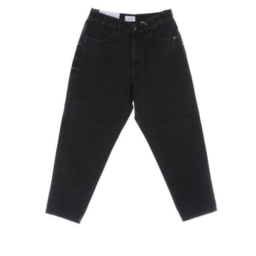 Amish Svart Marmor Denim Jeans Black, Herr