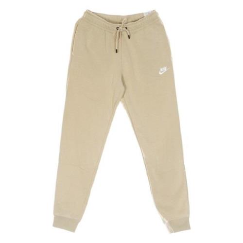 Nike Essentiella Fleece Tracksuit Byxor Beige, Dam