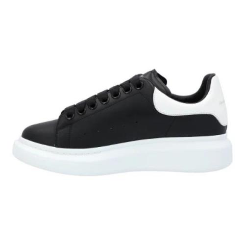 Alexander McQueen Laeder sneakers Black, Dam