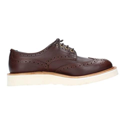 Tricker's Platta skor Mörkbrun Brown, Herr