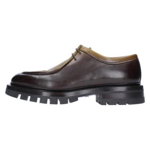 Santoni Platta skor Bruna Brown, Herr