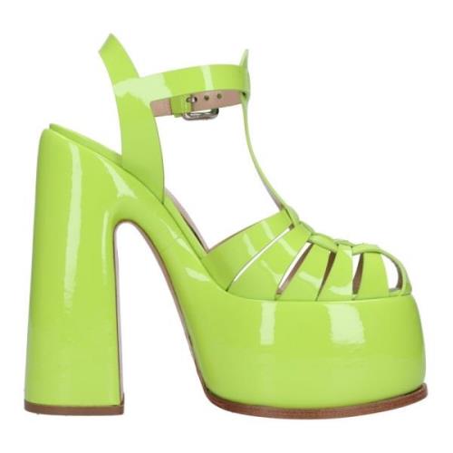 Casadei Sandaler Grön Green, Dam