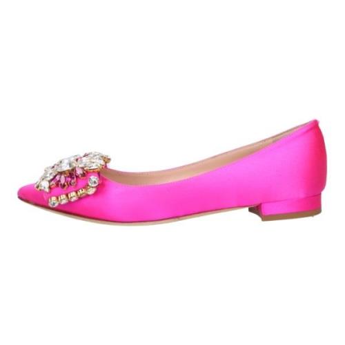 Gedebe Platta skor Fuchsia Pink, Dam