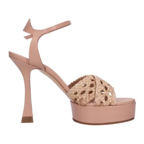 Casadei Sandaler Rosa Pink, Dam