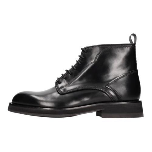 Santoni Stövlar Svart Black, Herr