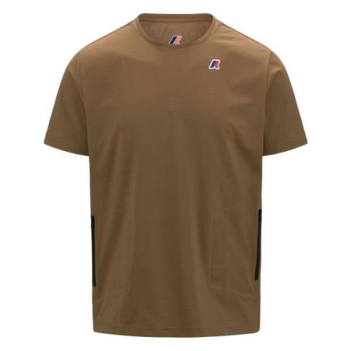 K-Way T-Shirts Brown, Herr