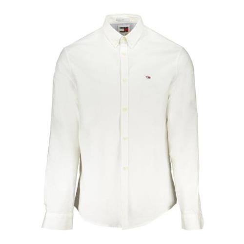 Tommy Hilfiger Casual Slim Fit Skjorta med Långa ärmar White, Herr