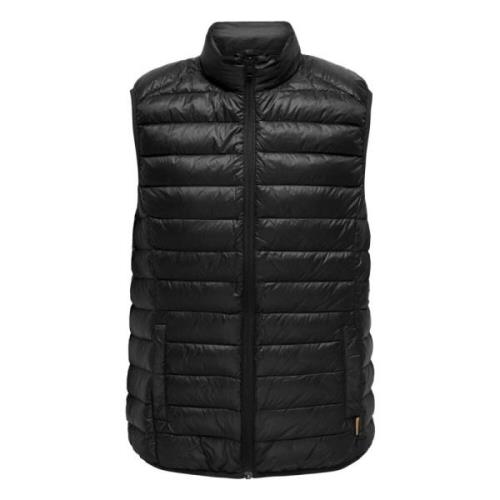 Only & Sons Vest Black, Herr