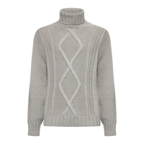 Brunello Cucinelli Lyxiga Tröjor Kollektion Gray, Herr