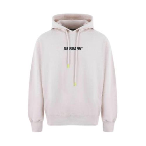 Barrow Hoodie med fram- och bakttryck Beige, Herr