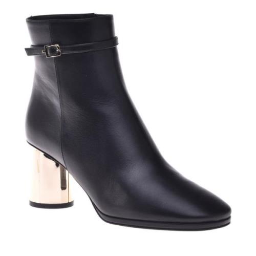 Baldinini Ankle boots in black leather Black, Dam