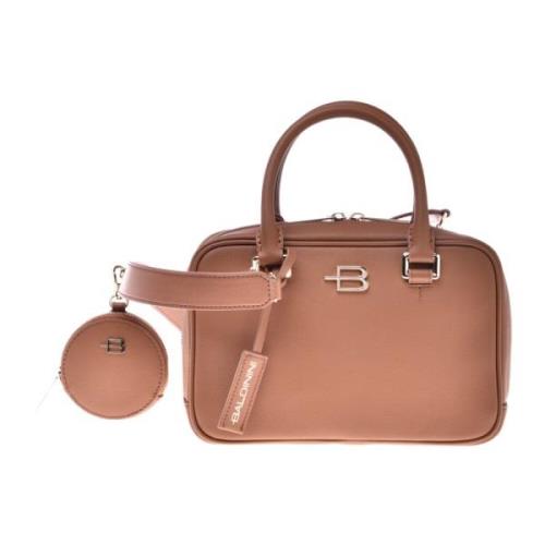 Baldinini Handbag with purse in leather Brown, Dam