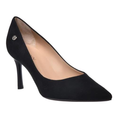 Baldinini Court shoes in black suede Black, Dam