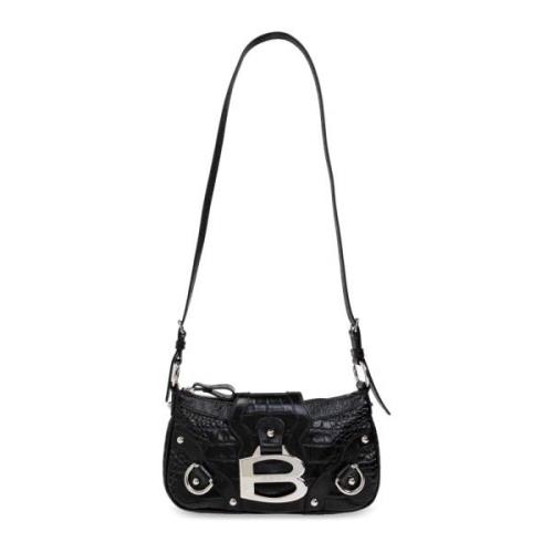 Balenciaga Axelväska Essex Liten Black, Dam