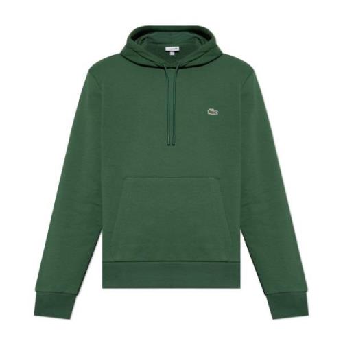 Lacoste Sweatshirt med logotyp Green, Herr