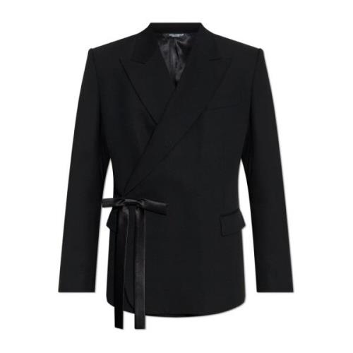 Dolce & Gabbana Ullblazer Black, Herr