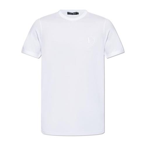 Dolce & Gabbana T-shirt med logotyp White, Herr