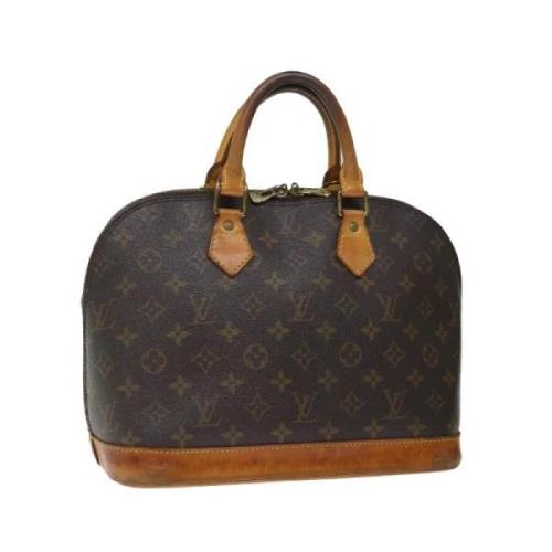 Louis Vuitton Vintage Pre-owned Canvas handvskor Brown, Dam