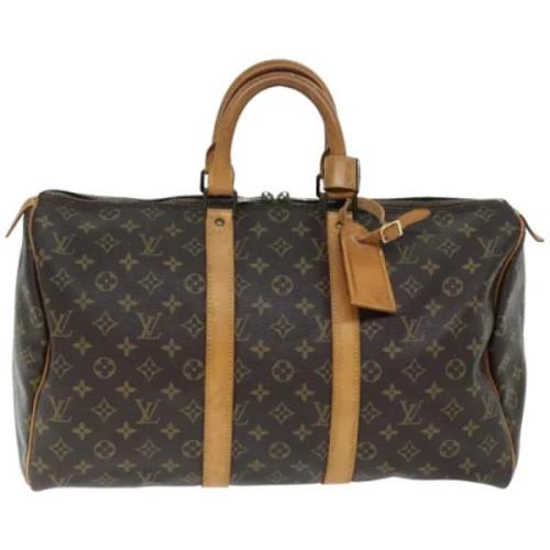 Louis Vuitton Vintage Pre-owned Canvas resvskor Brown, Dam