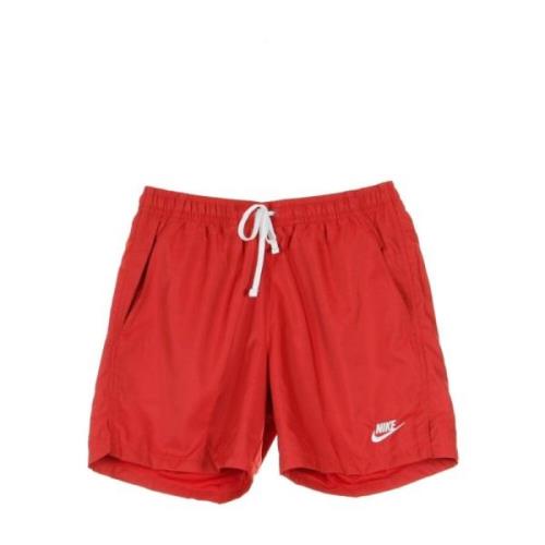 Nike Universitetsröda/vita badshorts Red, Herr