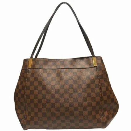 Louis Vuitton Vintage Pre-owned Tyg louis-vuitton-vskor Brown, Dam