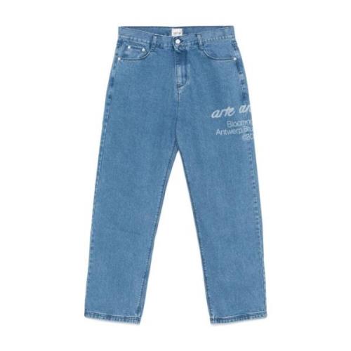 Arte Antwerp Blå Straight Jeans Herrmode Blue, Herr