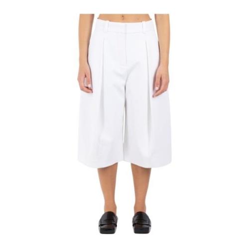 Jacquemus Amalfi Långa Vita Shorts White, Dam