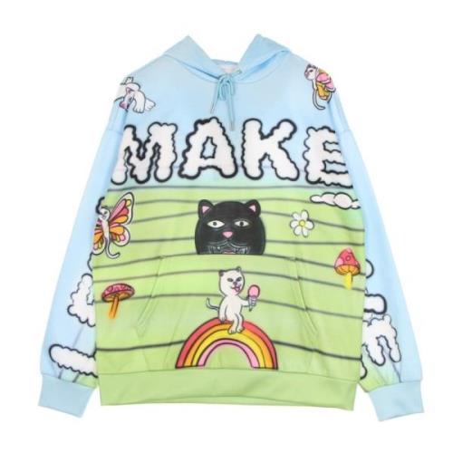 Ripndip Kärlek Hoodie Sweatshirt All Over Print Multicolor, Herr