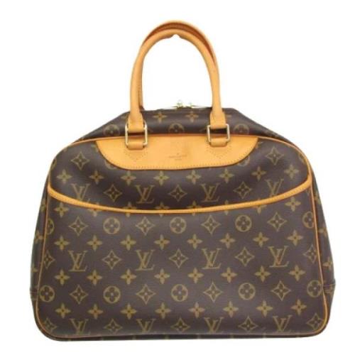 Louis Vuitton Vintage Pre-owned Canvas handvskor Brown, Dam