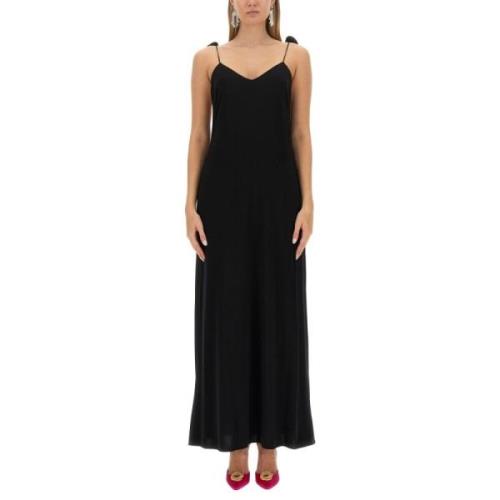 Magda Butrym Elegant Maxi Petticoat Klänning Black, Dam