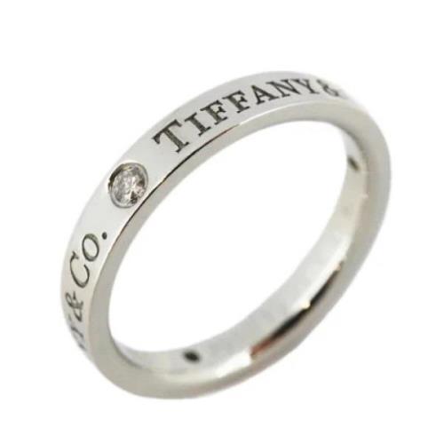 Tiffany & Co. Pre-owned Pre-owned Platina ringar Gray, Dam