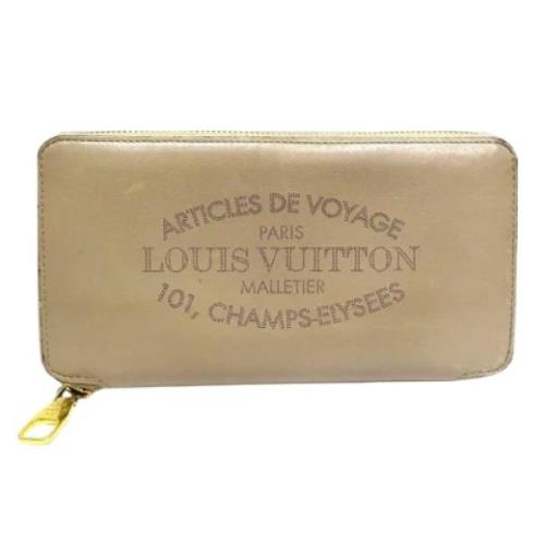 Louis Vuitton Vintage Pre-owned Laeder plnbcker Beige, Dam