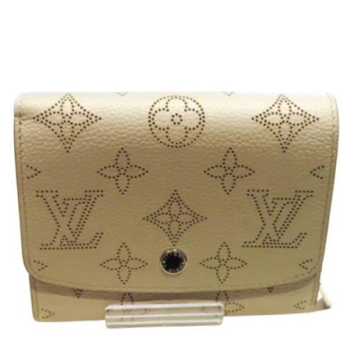 Louis Vuitton Vintage Pre-owned Laeder plnbcker Beige, Dam