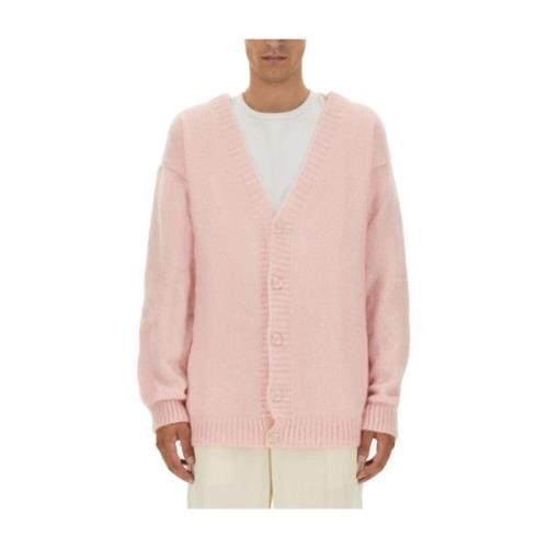 Family First Lyxig Mohair Oversized Kofta Pink, Herr