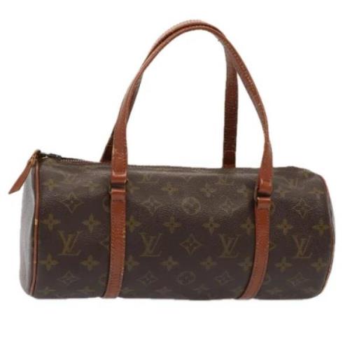 Louis Vuitton Vintage Pre-owned Canvas handvskor Brown, Dam