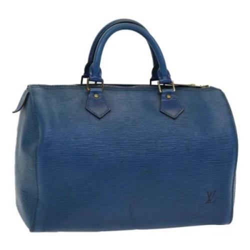 Louis Vuitton Vintage Pre-owned Laeder louis-vuitton-vskor Blue, Dam