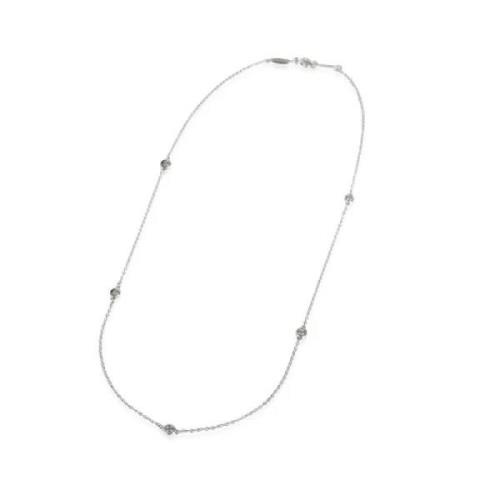 Tiffany & Co. Pre-owned Pre-owned Metall halsband Gray, Dam