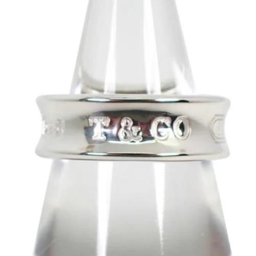 Tiffany & Co. Pre-owned Pre-owned Silver ringar Gray, Dam